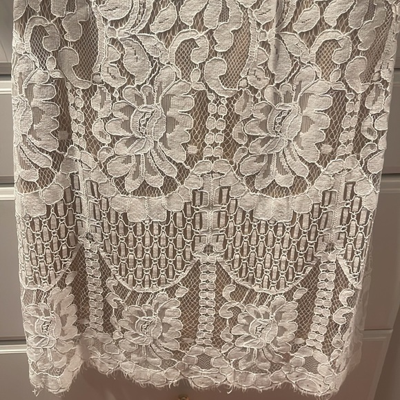 NWT Gorgeous white ethereal lace mini a line dress from Lulu’s! - Picture 3 of 5